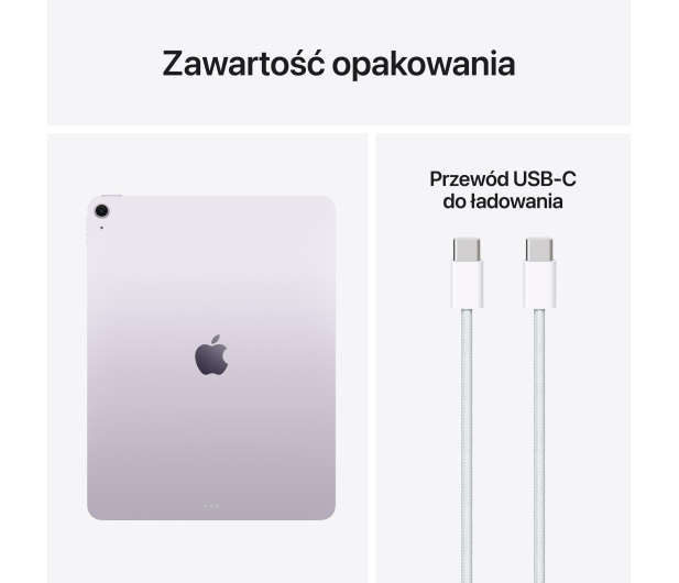 APPLE iPad Air 13" M4 256GB Wi-Fi fioletowy - 1505906 - zdjęcie 10